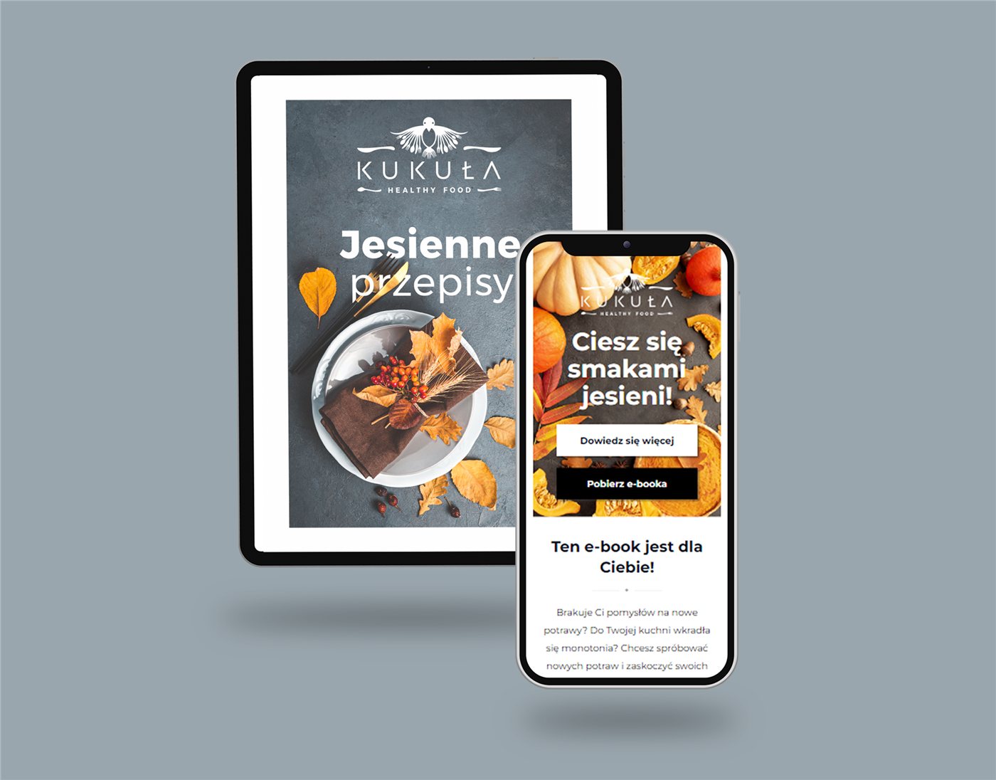 Kampania lead-generation z e-bookiem Kukuła Healthy Food
